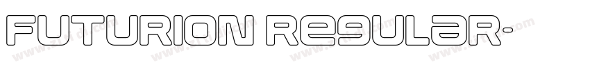 Futurion Regular字体转换